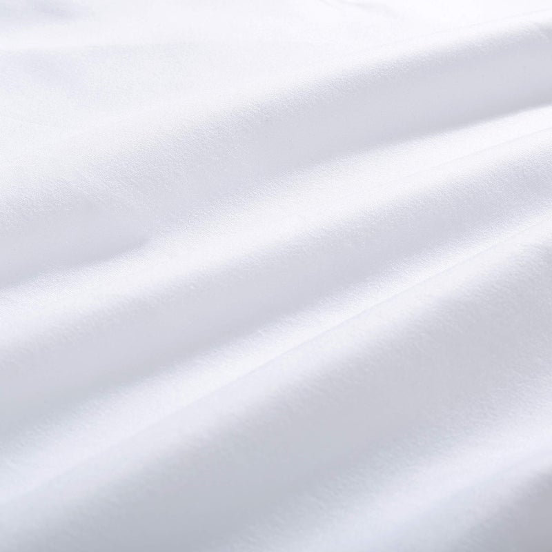 EVOLIVE غطاء وسادة جسم من الألياف الدقيقة فائقة النعومة Evolive 21"x54" مع إغلاق بسحاب مخفي (غطاء وسادة جسم 21"x54"، أبيض) - Image 5